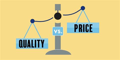 when you equate quality with price you are